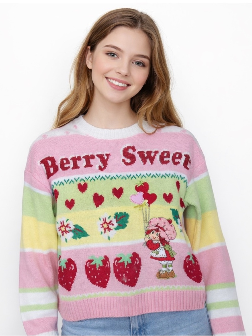 Strawberry Shortcake Berry Sweet Sweater